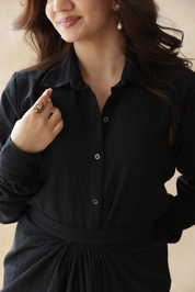 DAISY DRAPE SKIRT CO-ORD SET