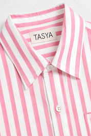 OLIVIA PINK STRIPE SHIRT MEN