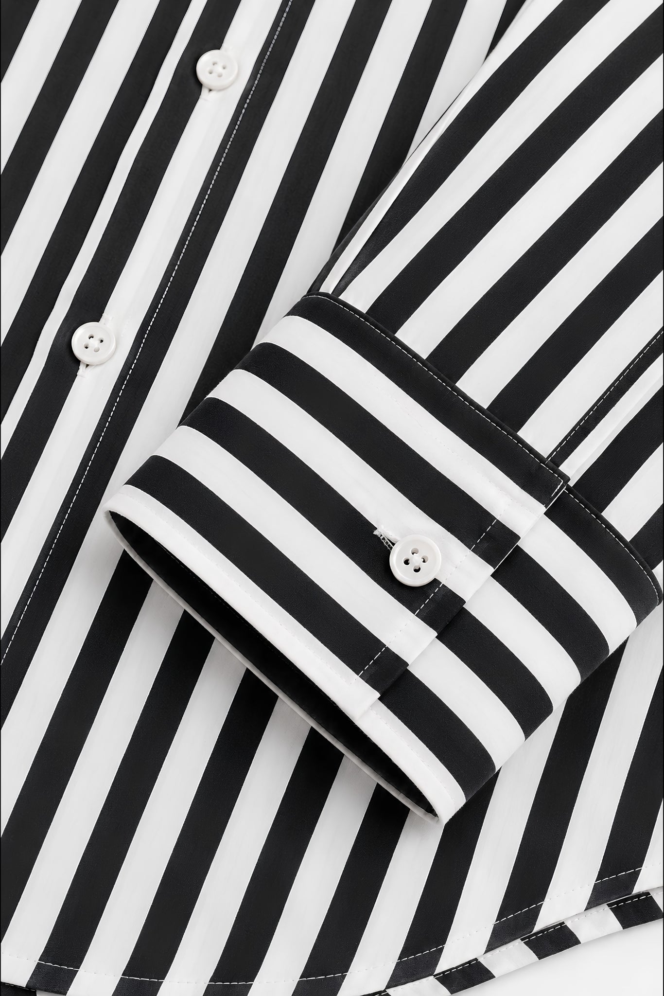 WINONA BLACK STRIPE SHIRT MEN