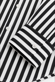 WINONA BLACK STRIPE SHIRT MEN