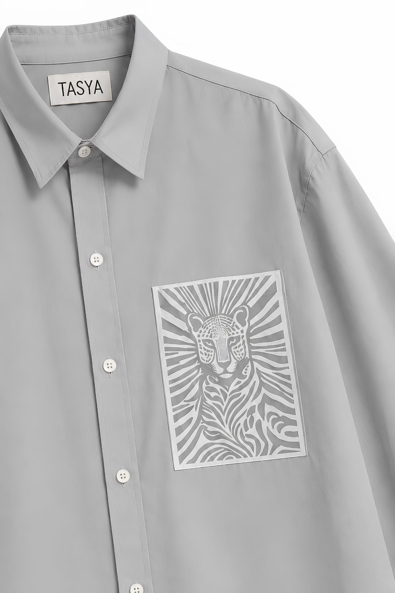 MARGO GREY DYED SHIRT MEN