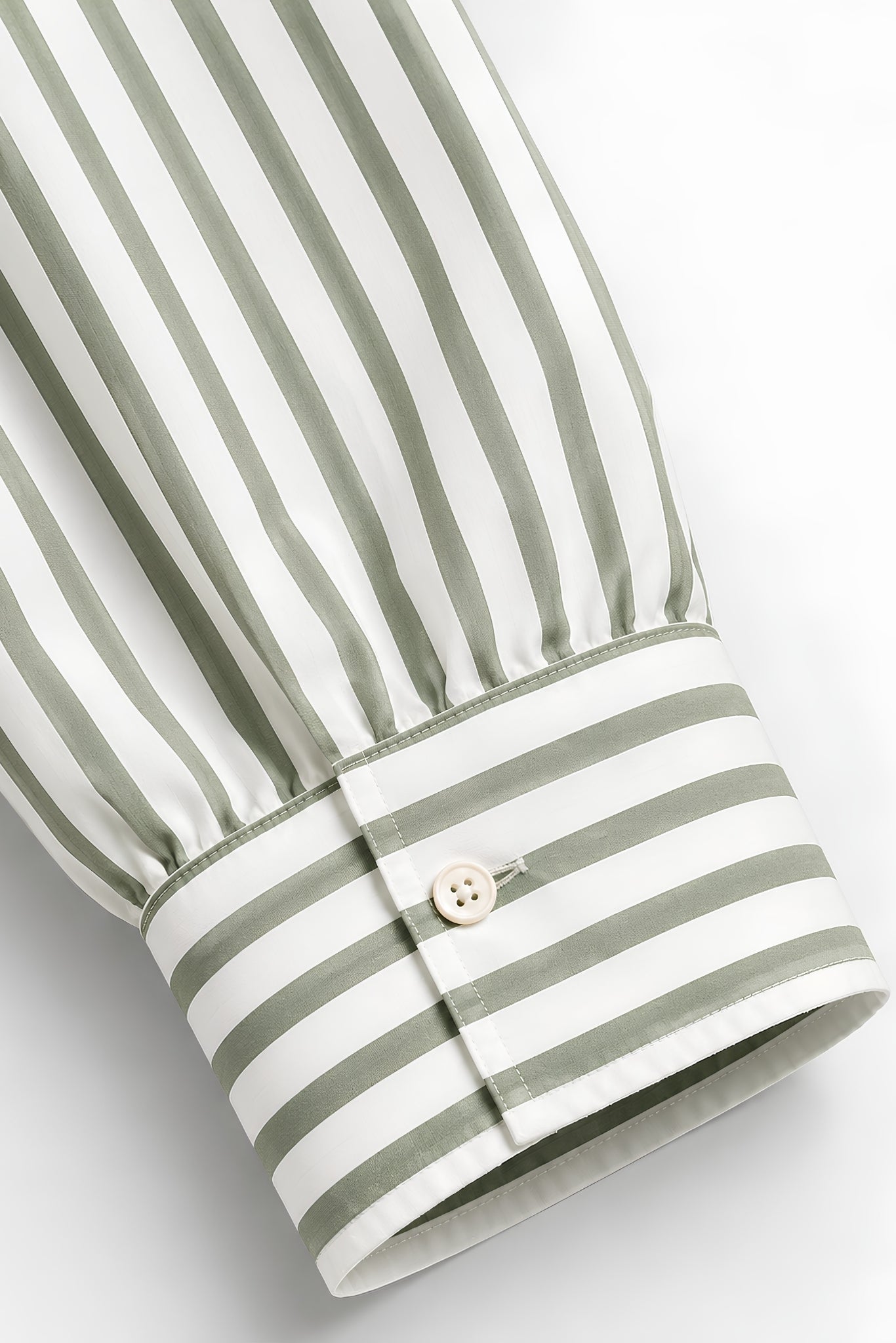 KIN OLIVE GREEN STRIPE SHIRT MEN