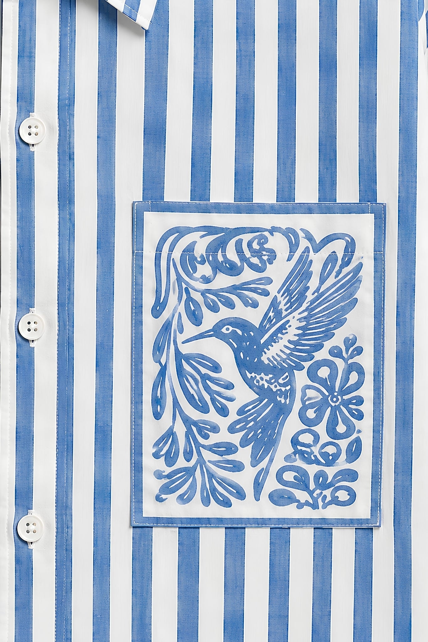 KIN BLUE STRIPE SHIRT MEN