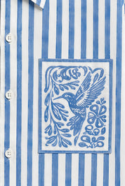 KIN BLUE STRIPE SHIRT MEN