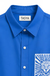 MARGO BLUE DYED SHIRT MEN