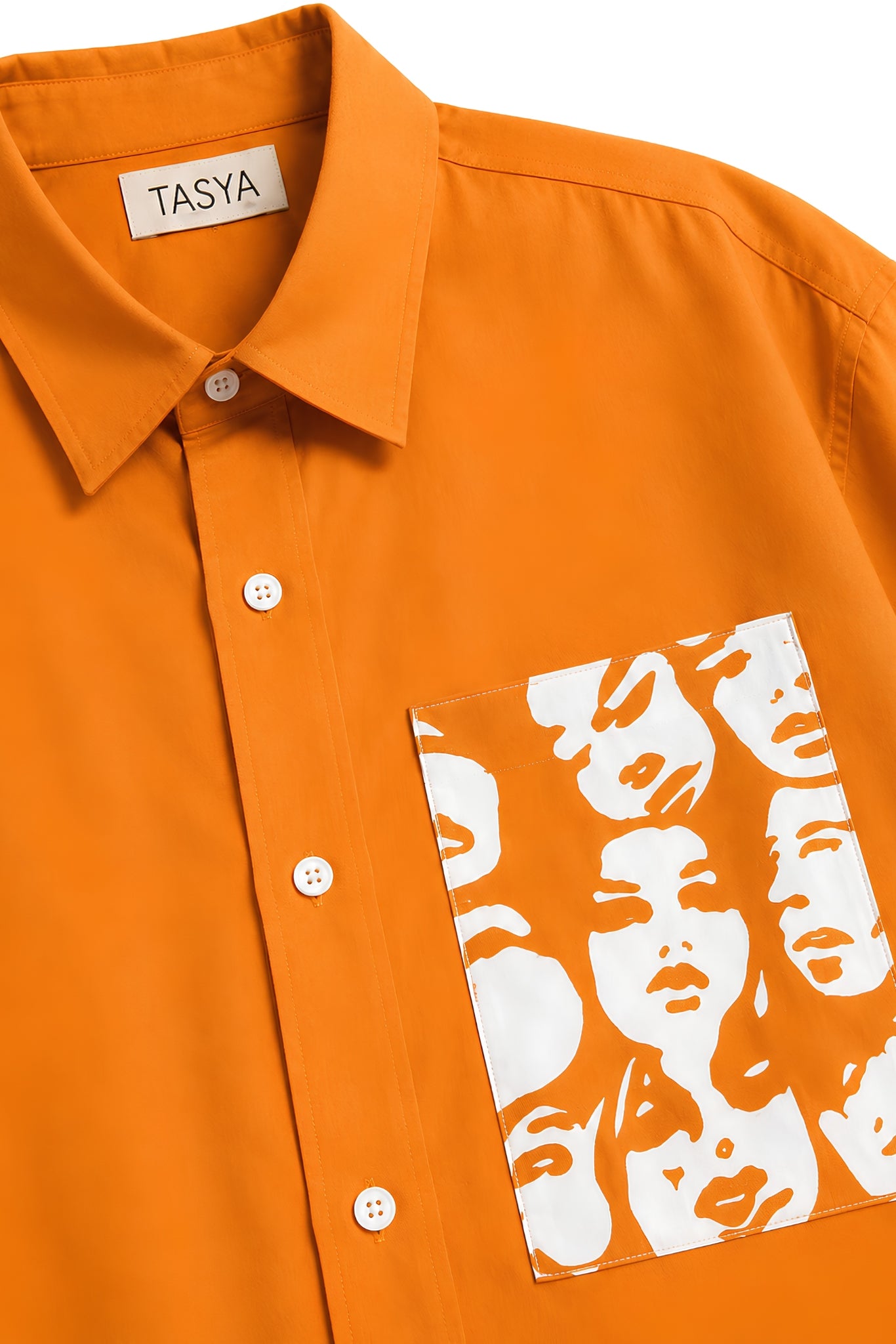 WINONA ORANGE DYED SHIRT MEN