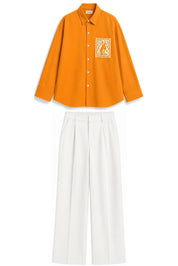 OLIVIA ORANGE DYED CO-ORD MEN