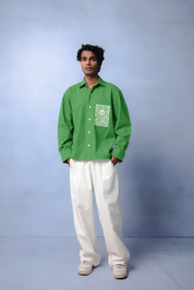 MARGO GREEN DYED CO-ORD MEN