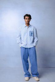 RISA BLUE CO-ORD MEN
