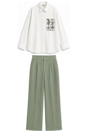 WINONA OLIVE-GREEN CO-ORD MEN