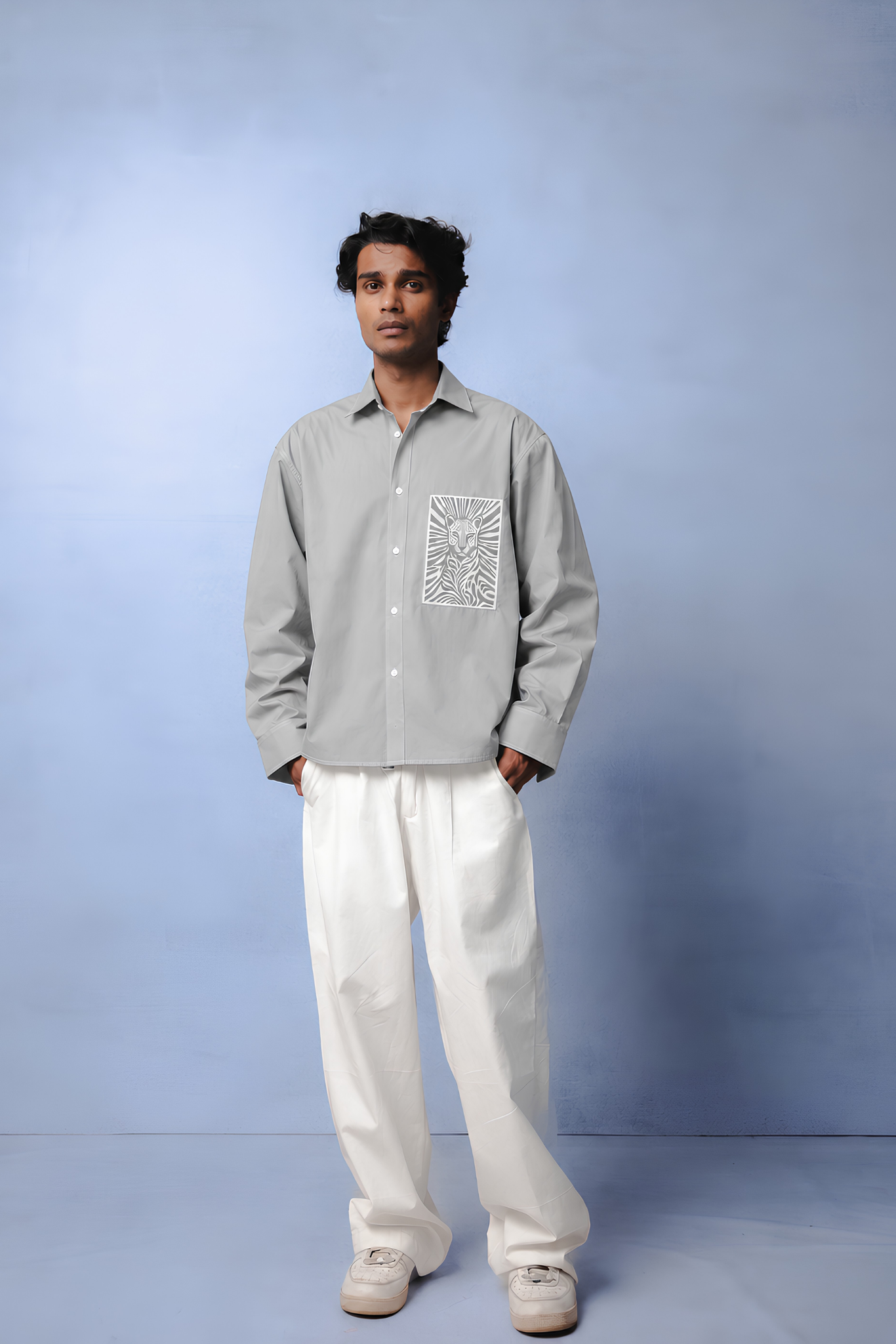 MARGO GREY DYED CO-ORD MEN