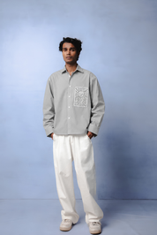 MARGO GREY DYED CO-ORD MEN