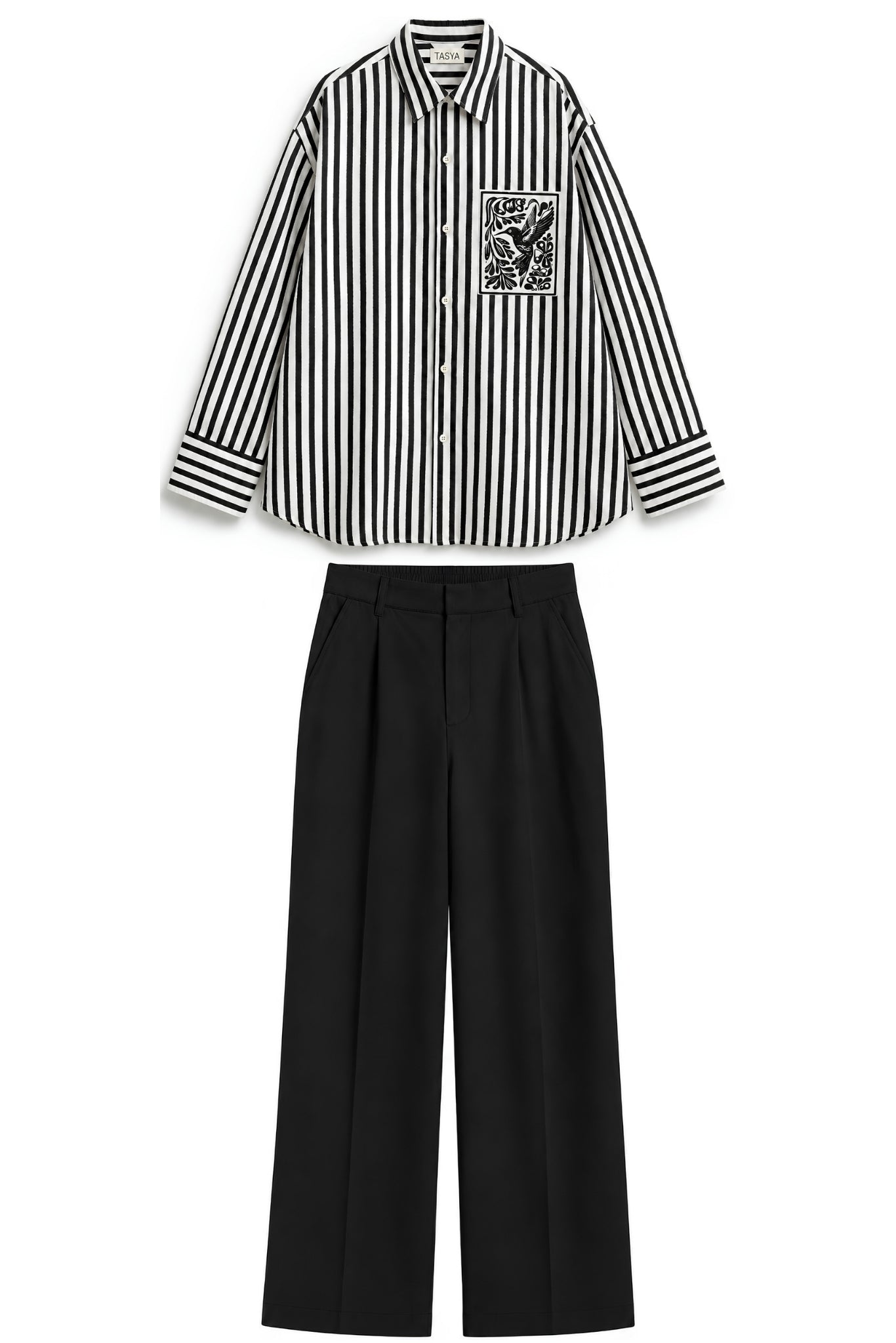 ELENA BLACK CO-ORD MEN