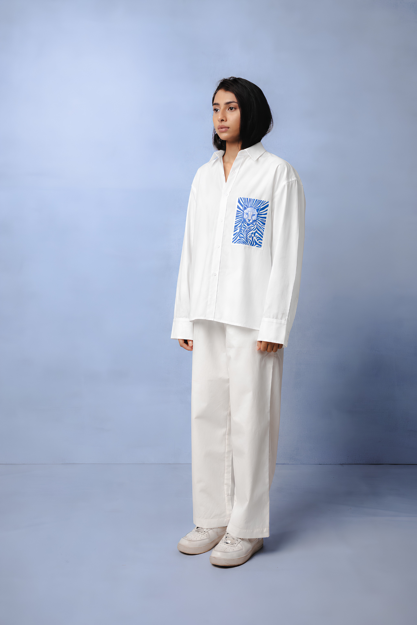PERLE BLUE CO-ORD WOMEN