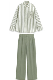 ELENA OLIVE GREEN CO-ORD MEN