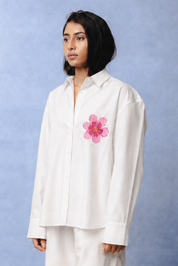 DALLY WHITE PINK SHIRT WOMEN