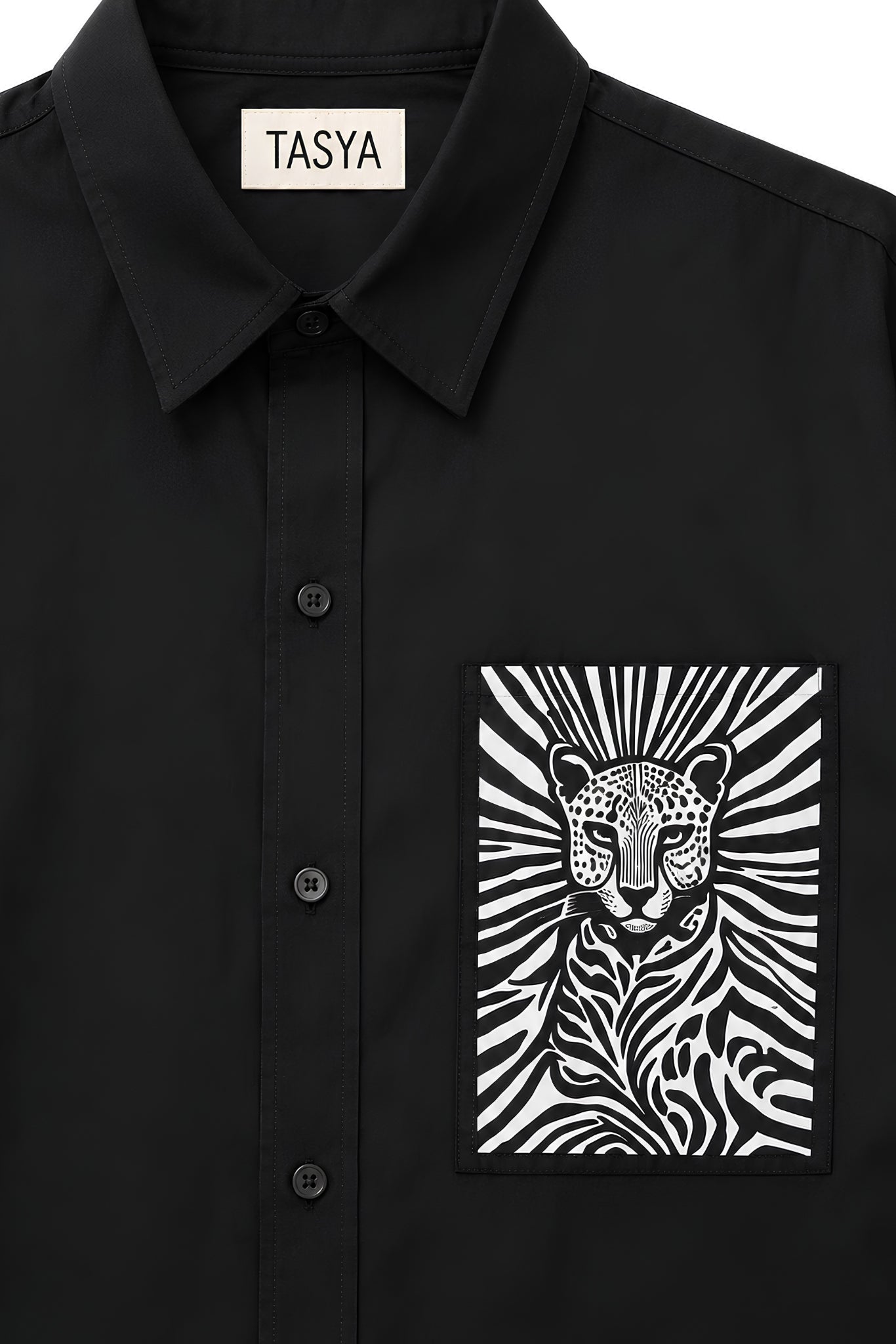 MARGO BLACK DYED SHIRT MEN