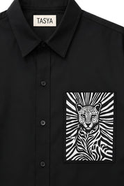 MARGO BLACK DYED SHIRT MEN