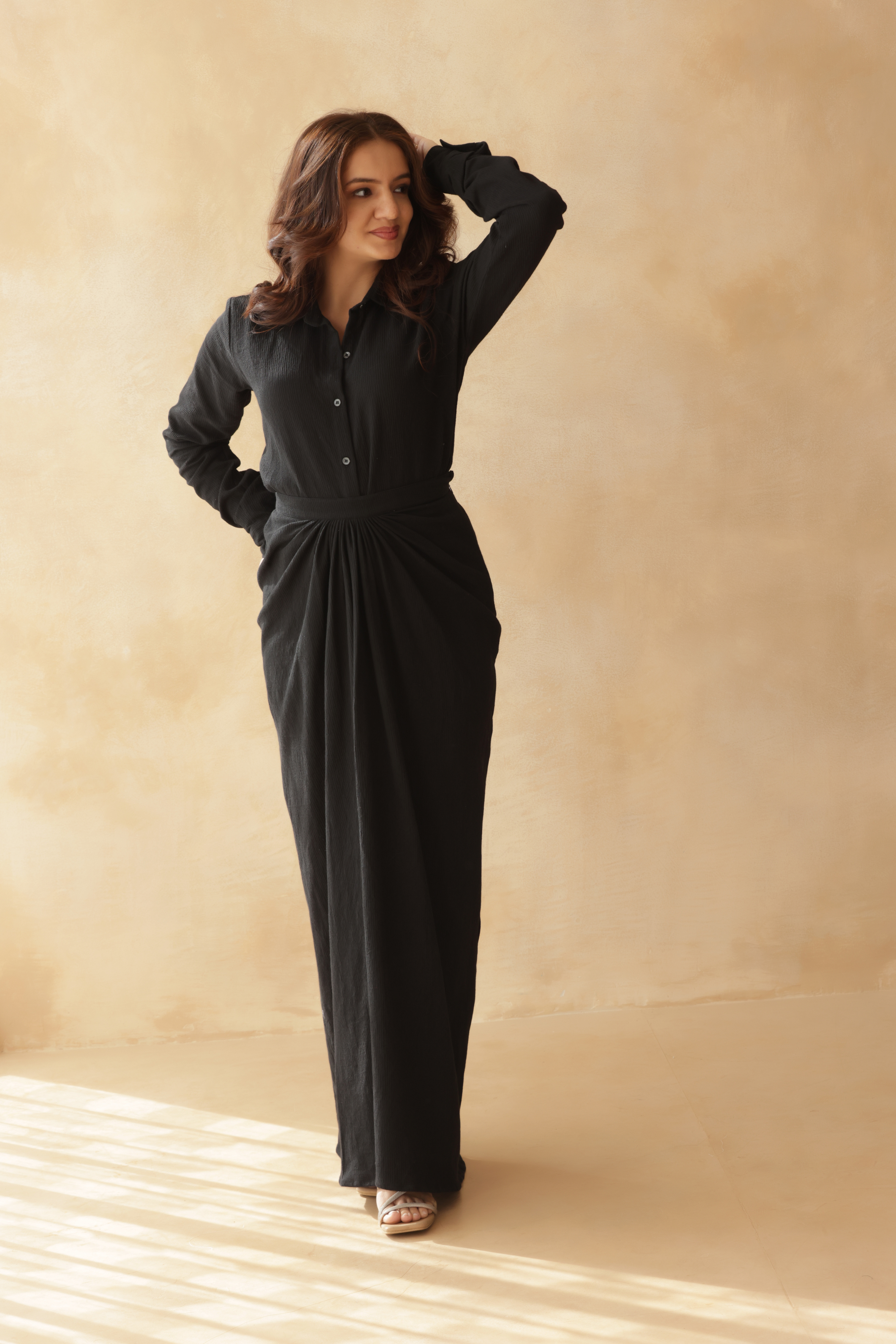 DAISY DRAPE SKIRT CO-ORD SET