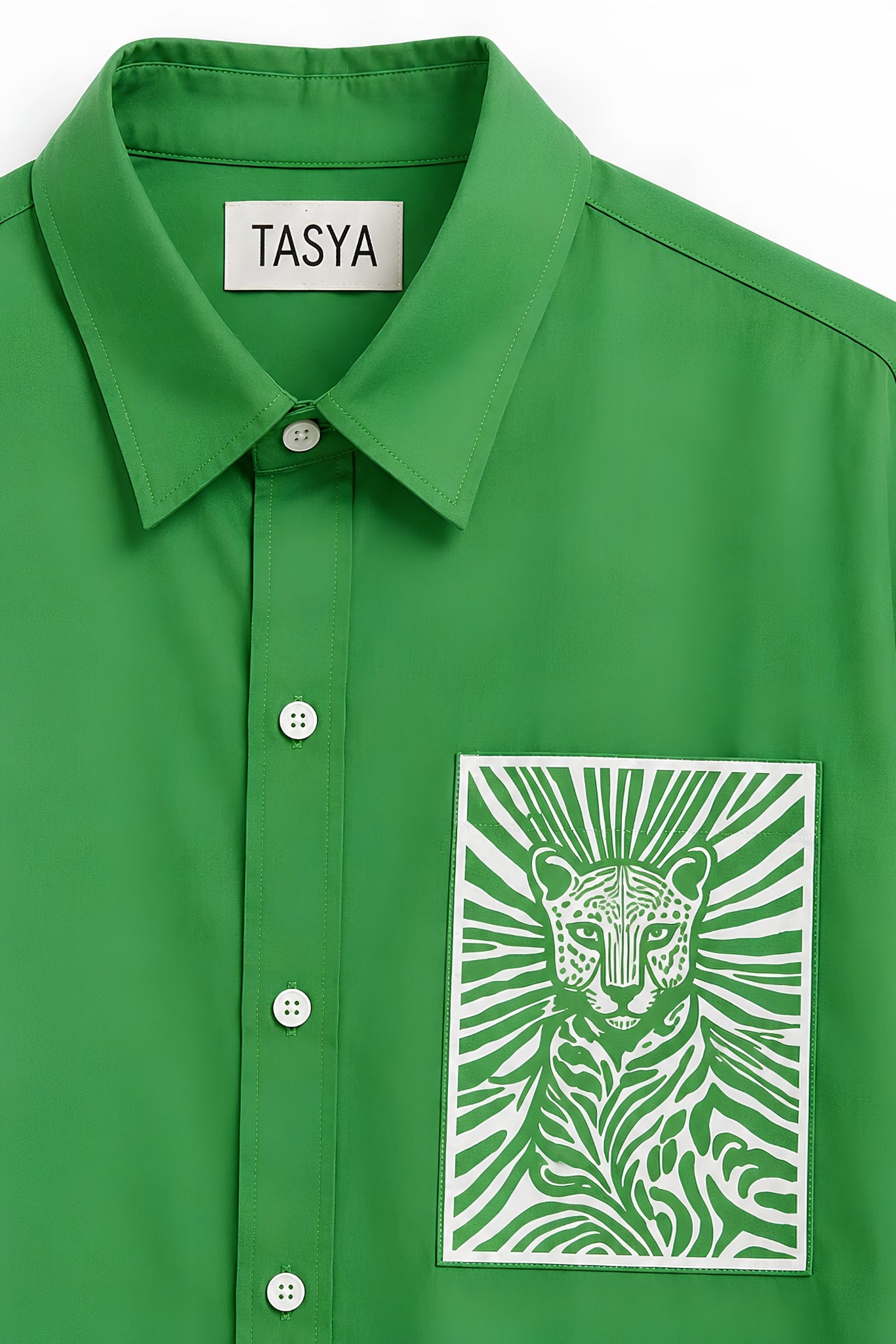 MARGO GREEN DYED SHIRT MEN