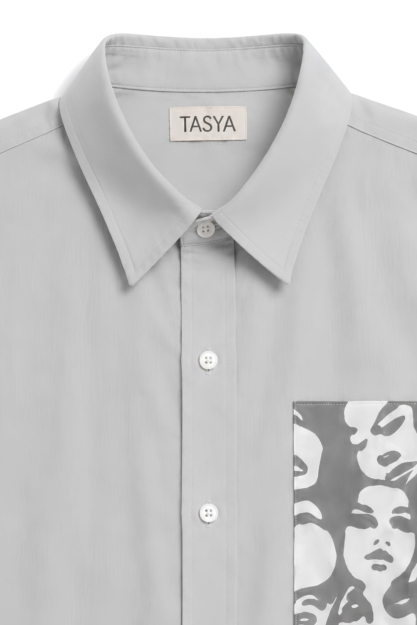 WINONA GREY DYED SHIRT MEN
