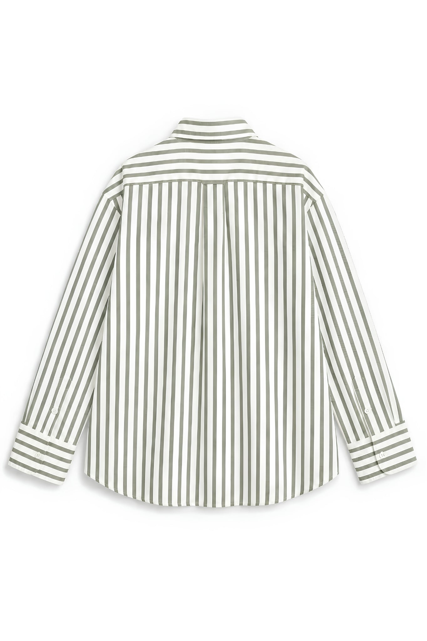 MARGO OLIVE GREEN STRIPE SHIRT MEN