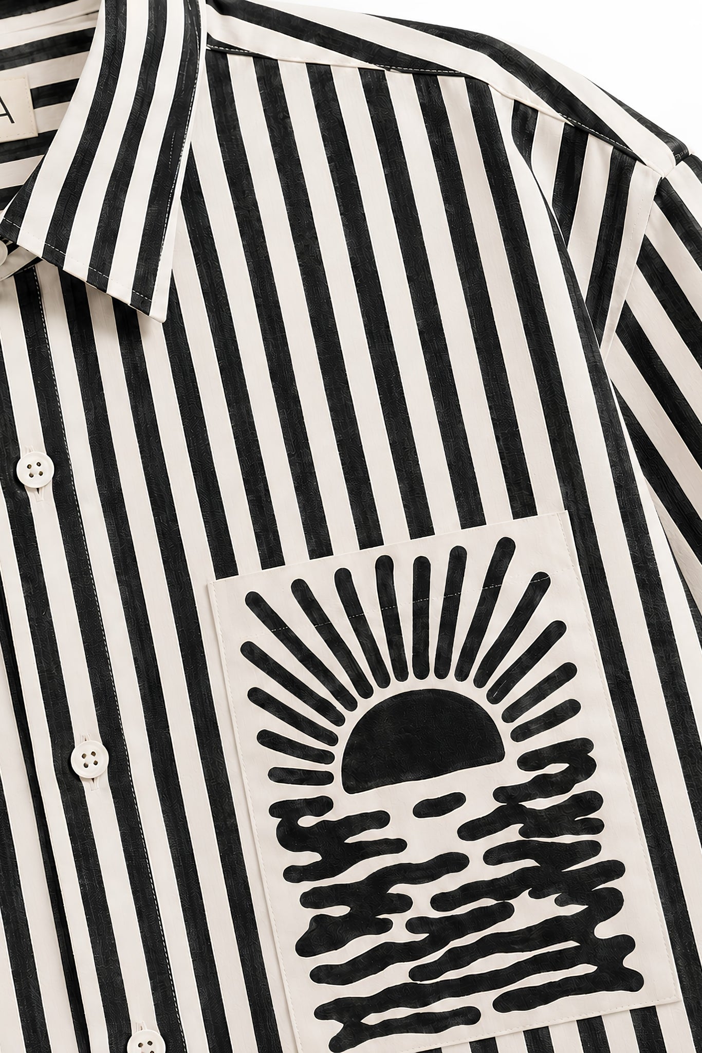HORIZON STRIPE BLACK SHIRT