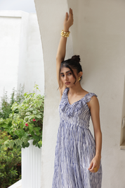 Block Bliss Midi Dress