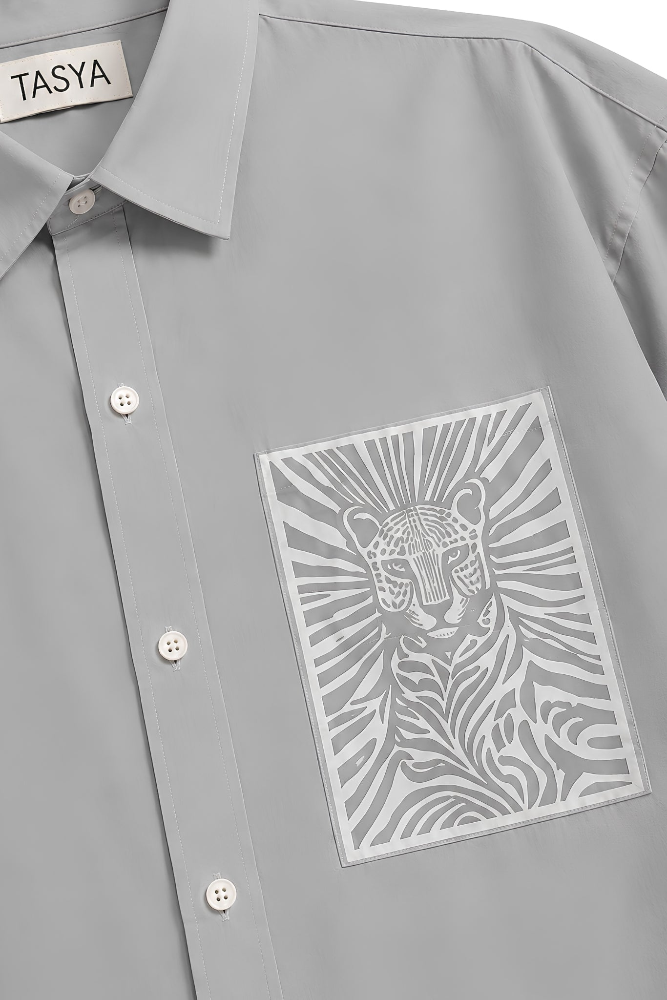 MARGO GREY DYED SHIRT MEN