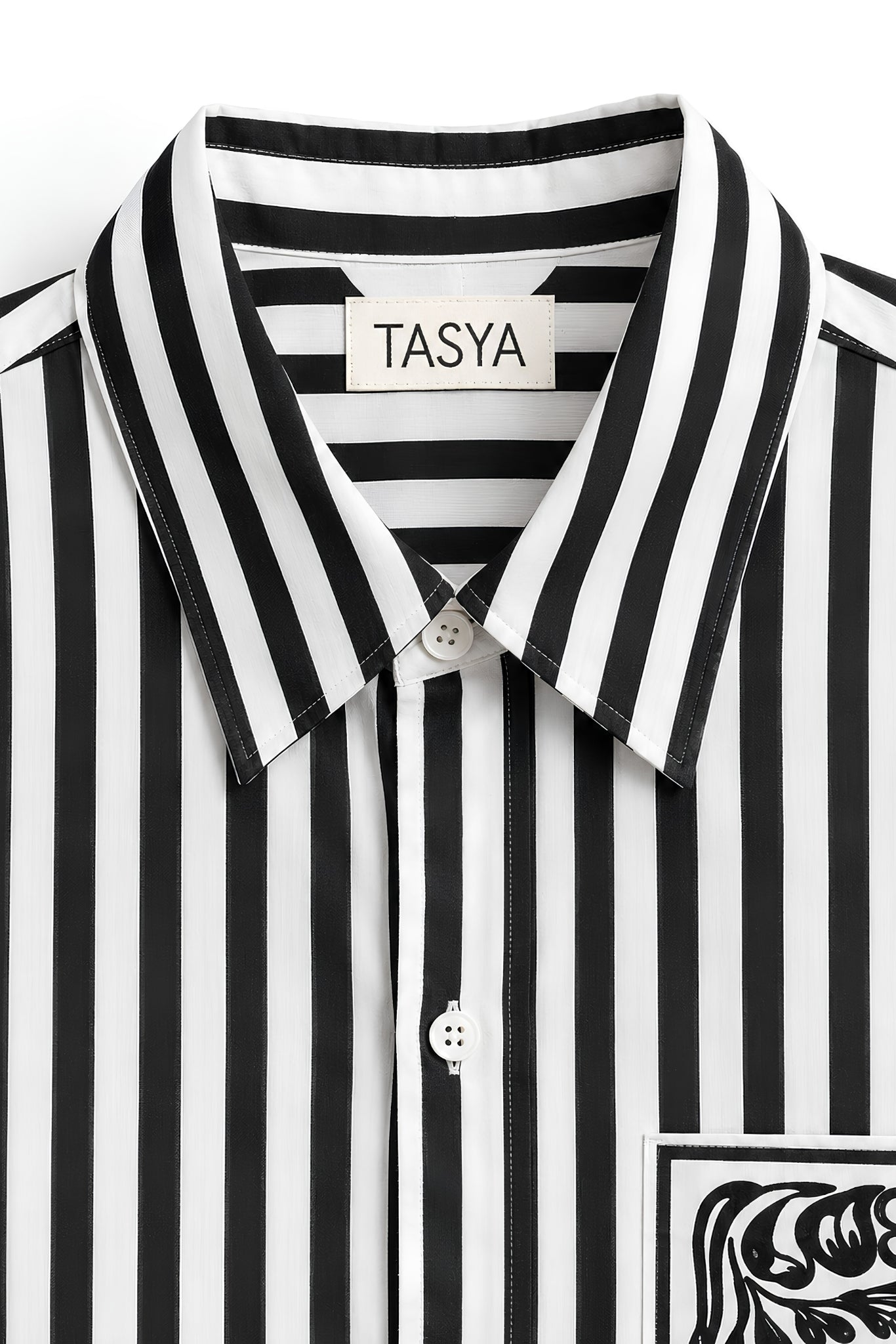 KIN BLACK STRIPE SHIRT MEN