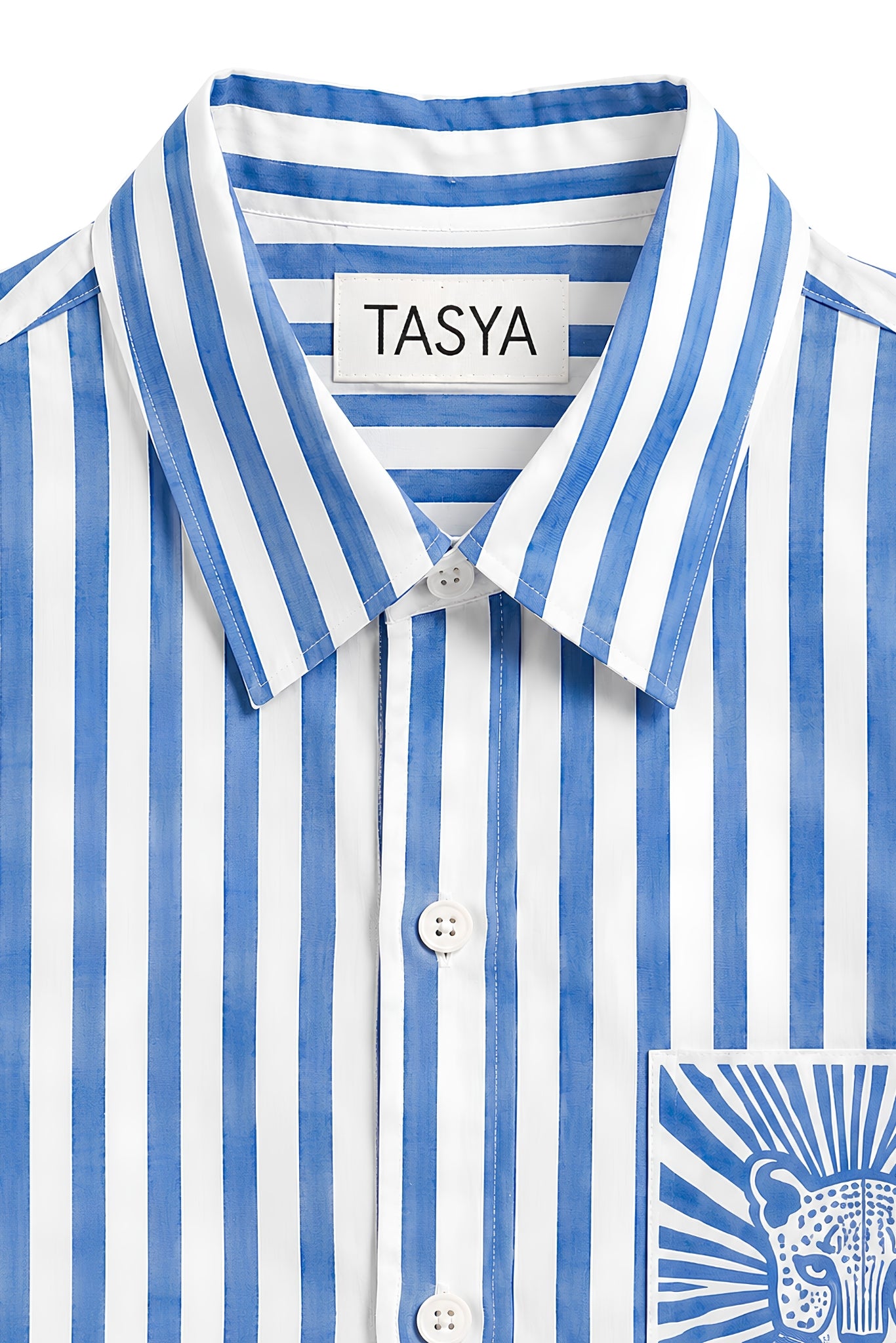 MARGO BLUE STRIPE SHIRT MEN