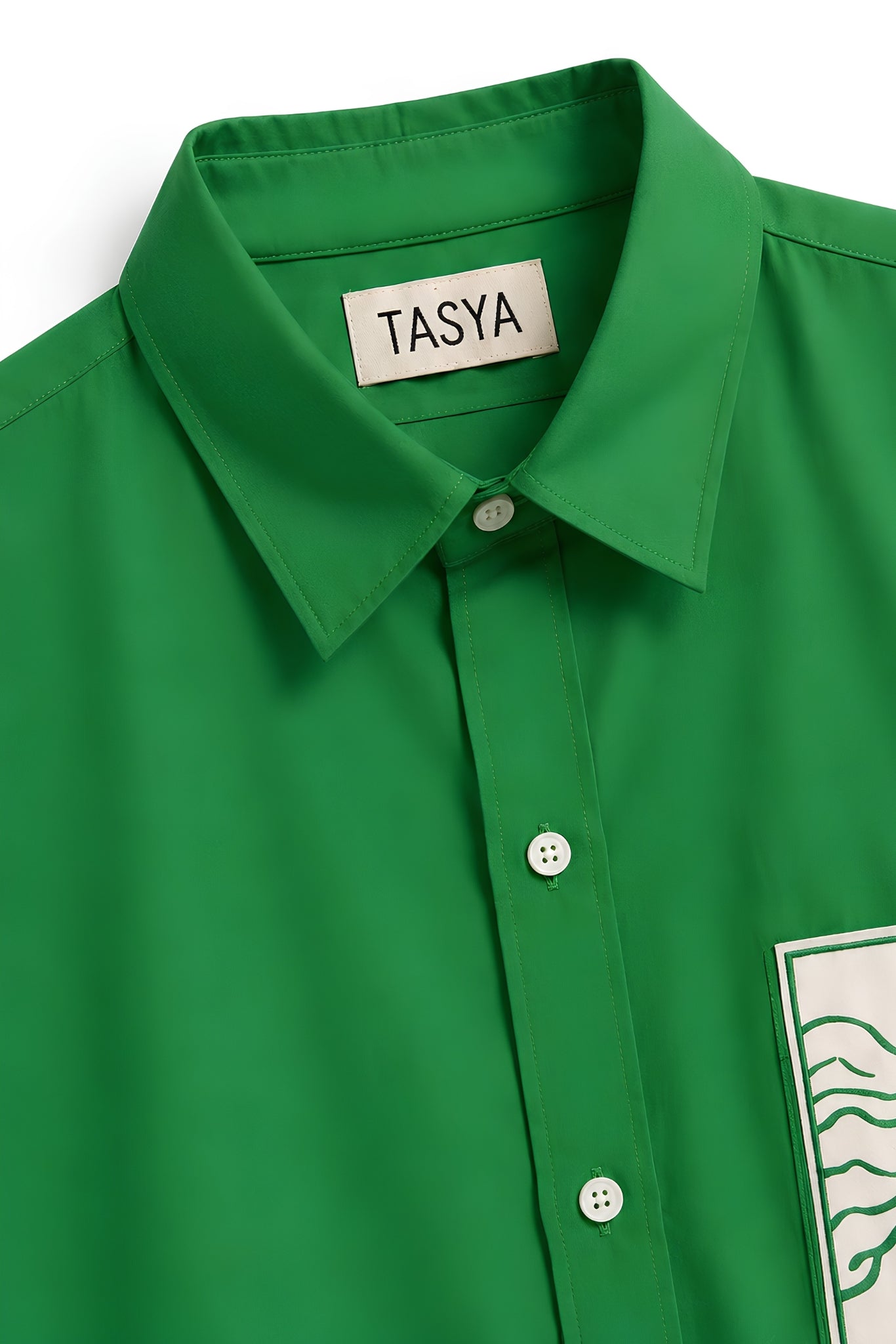 TIFFANY GREEN DYED SHIRT MEN