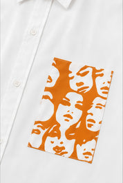 WINONA ORANGE SHIRT MEN