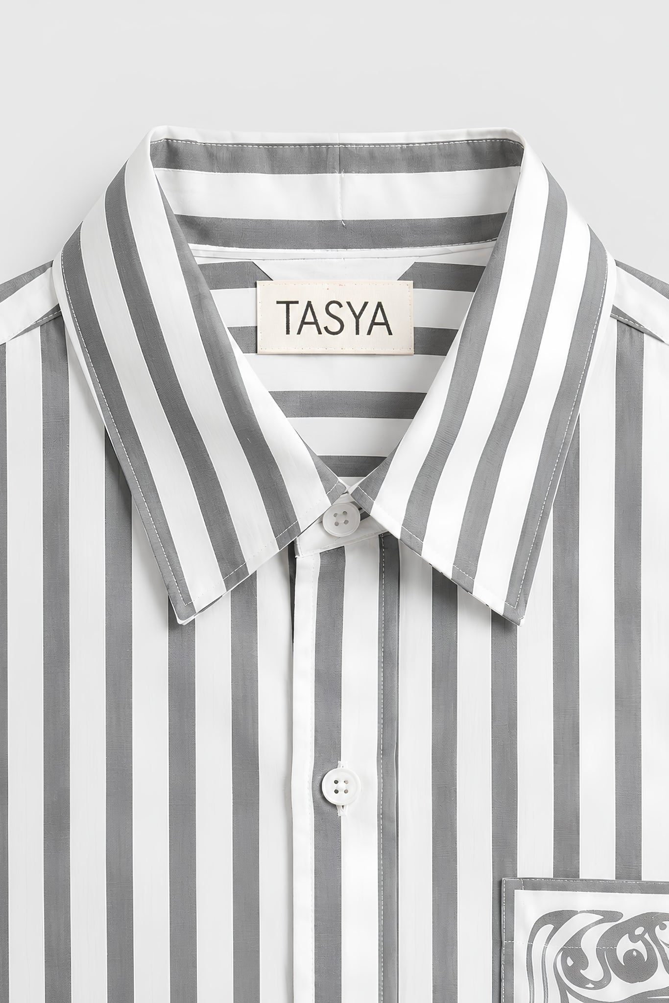 KIN GREY STRIPE SHIRT MEN