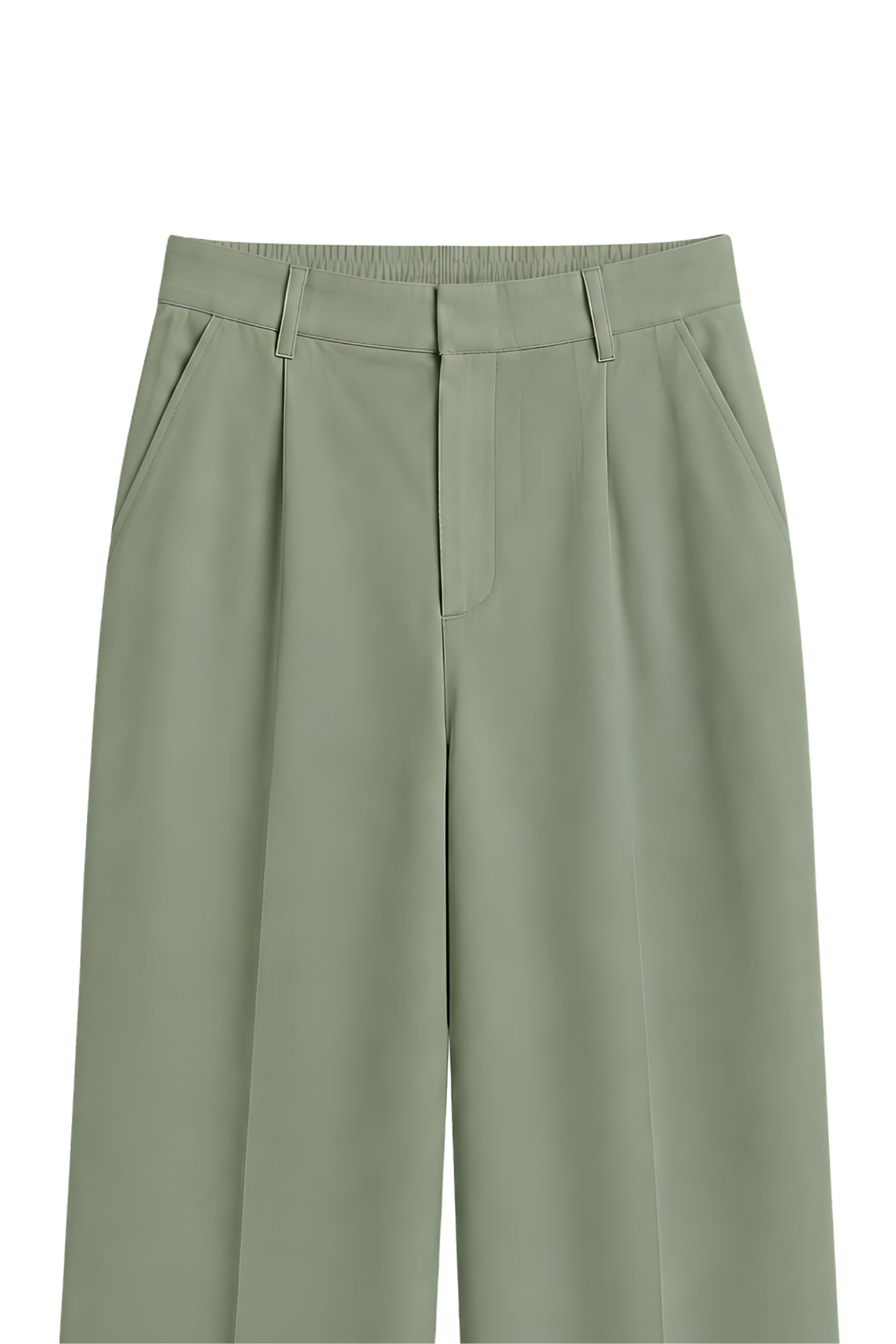 OLIVE GREEN KOREAN PANTS WOMEN