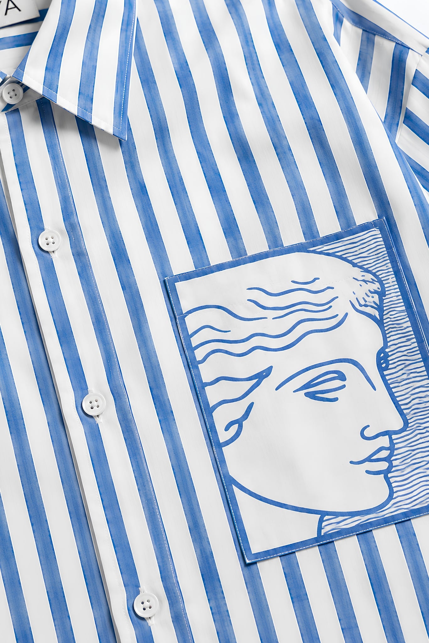 TIFFANY BLUE STRIPE SHIRT MEN