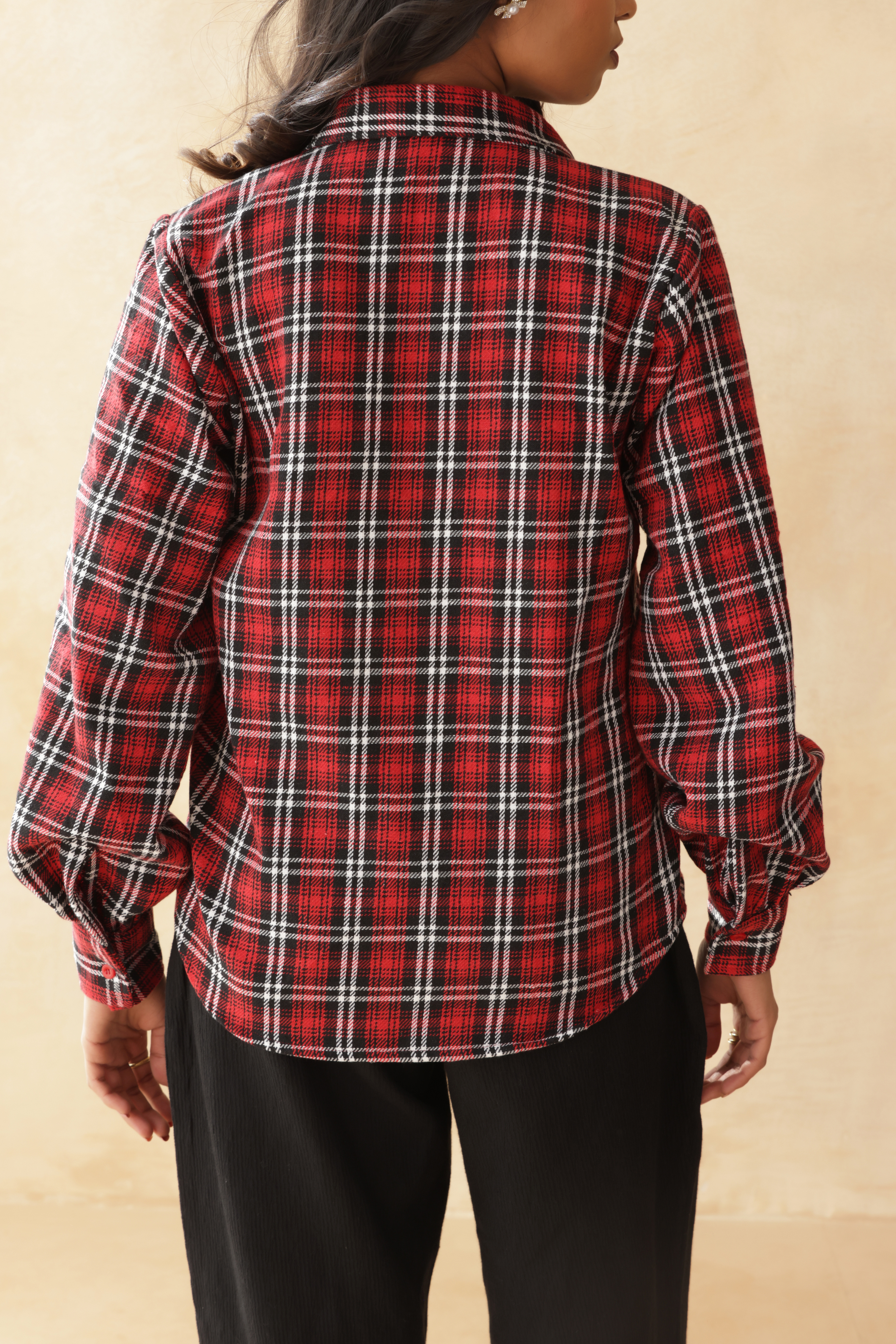 RUSTIC RUBY CHECKED SHIRT