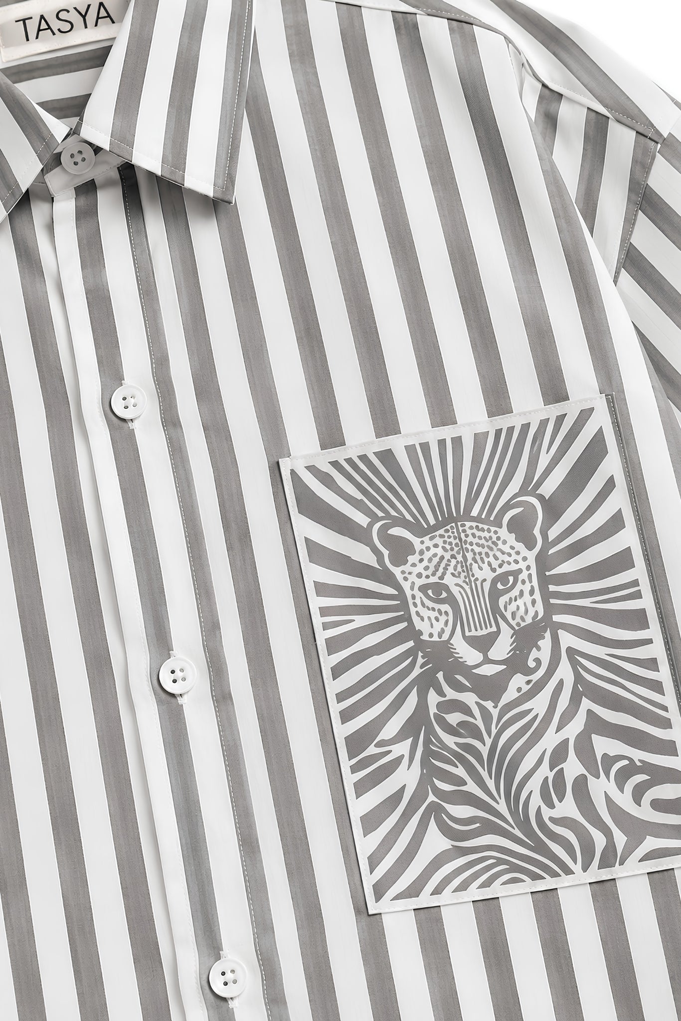 MARGO GREY STRIPE SHIRT MEN
