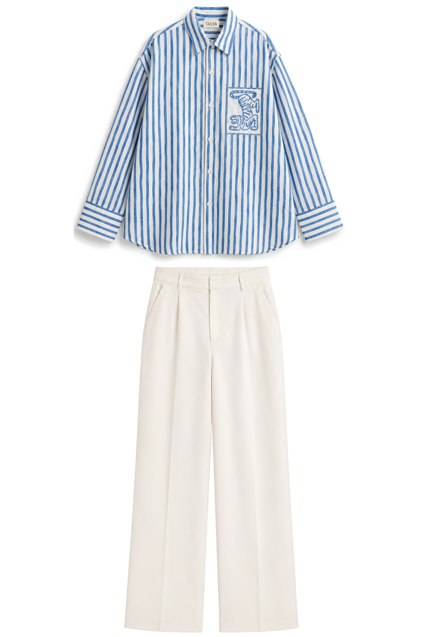 HORIZON STRIPE BLUE CO-ORD