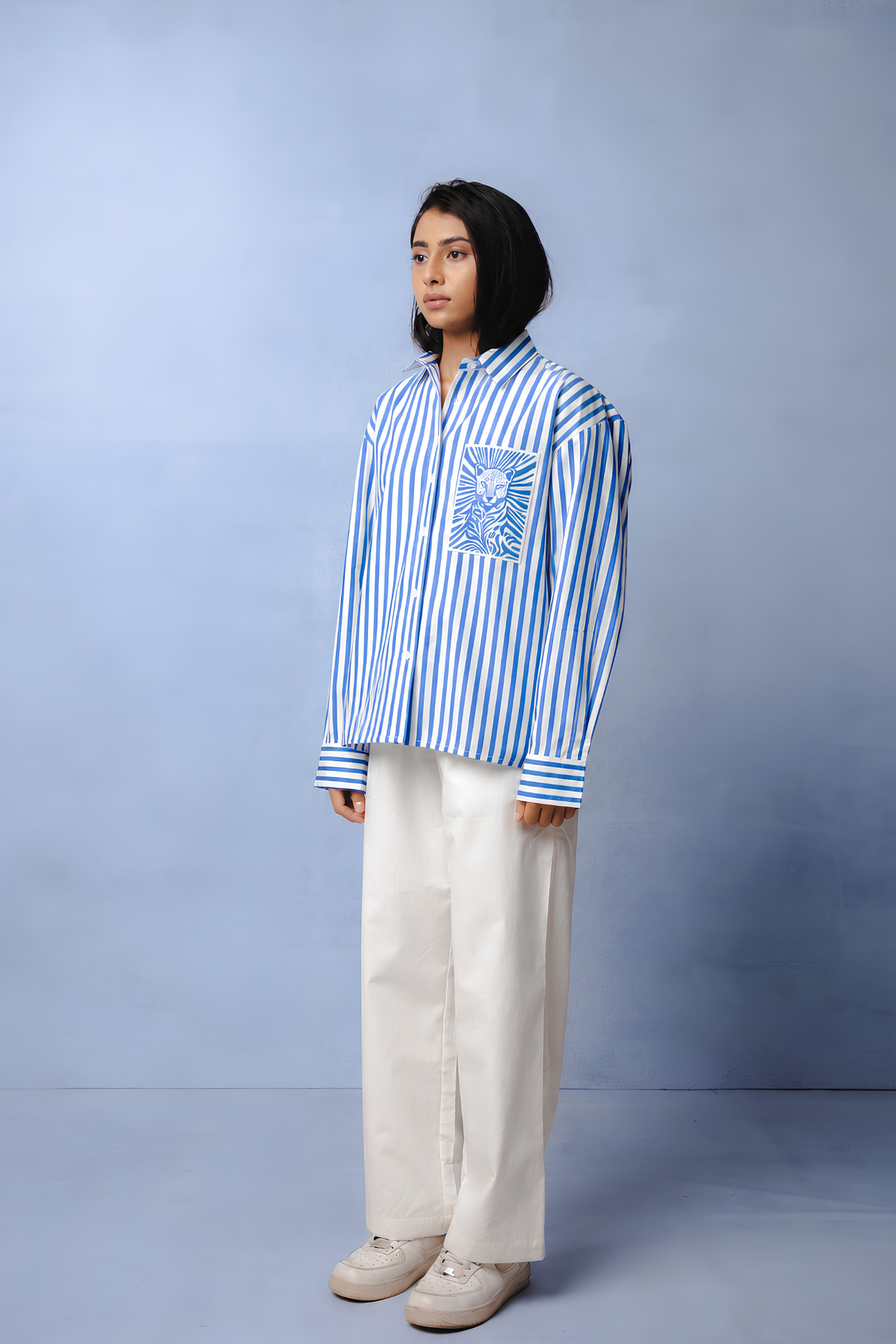 MARGO BLUE STRIPE CO-ORD WOMEN