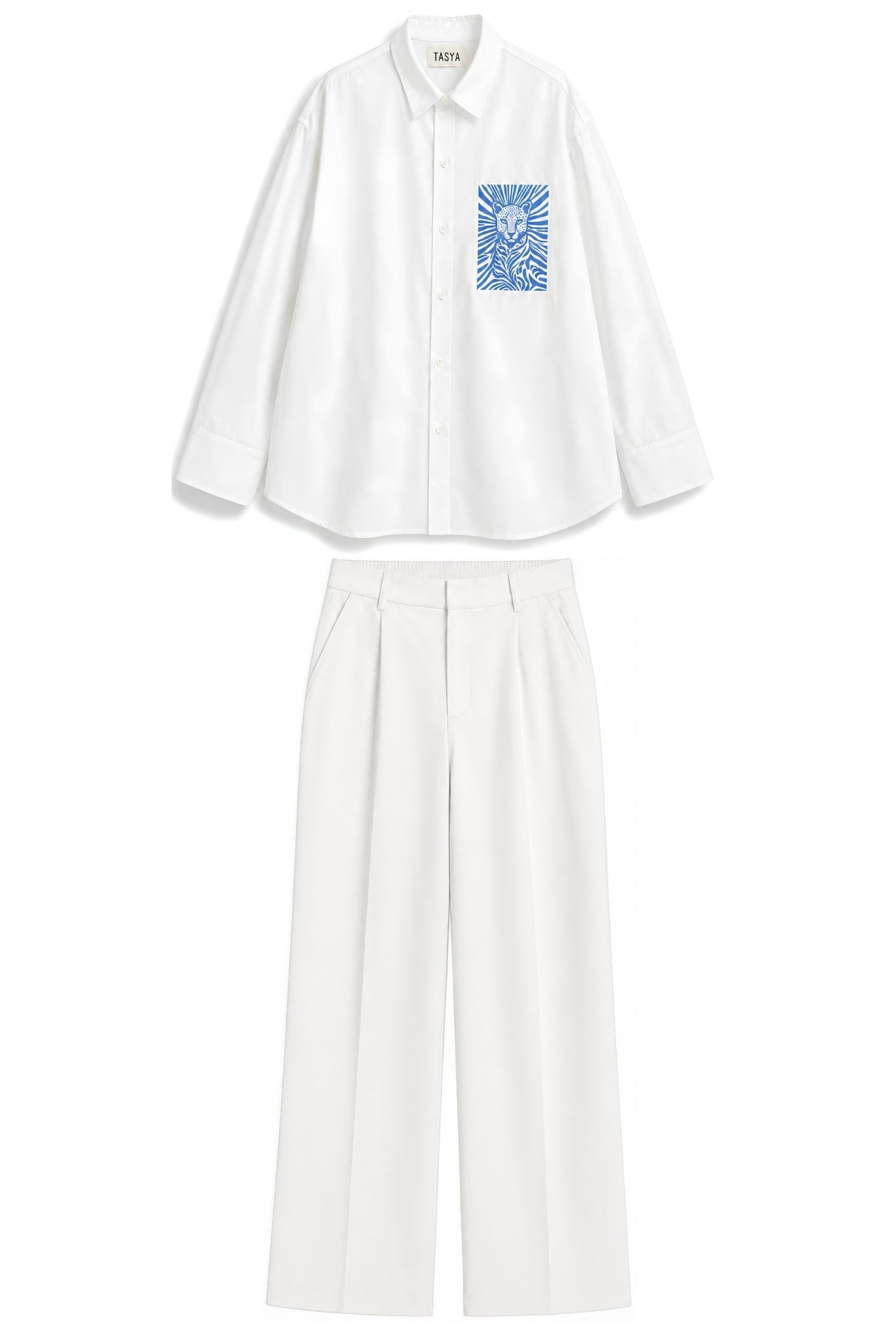 PERLE BLUE CO-ORD MEN