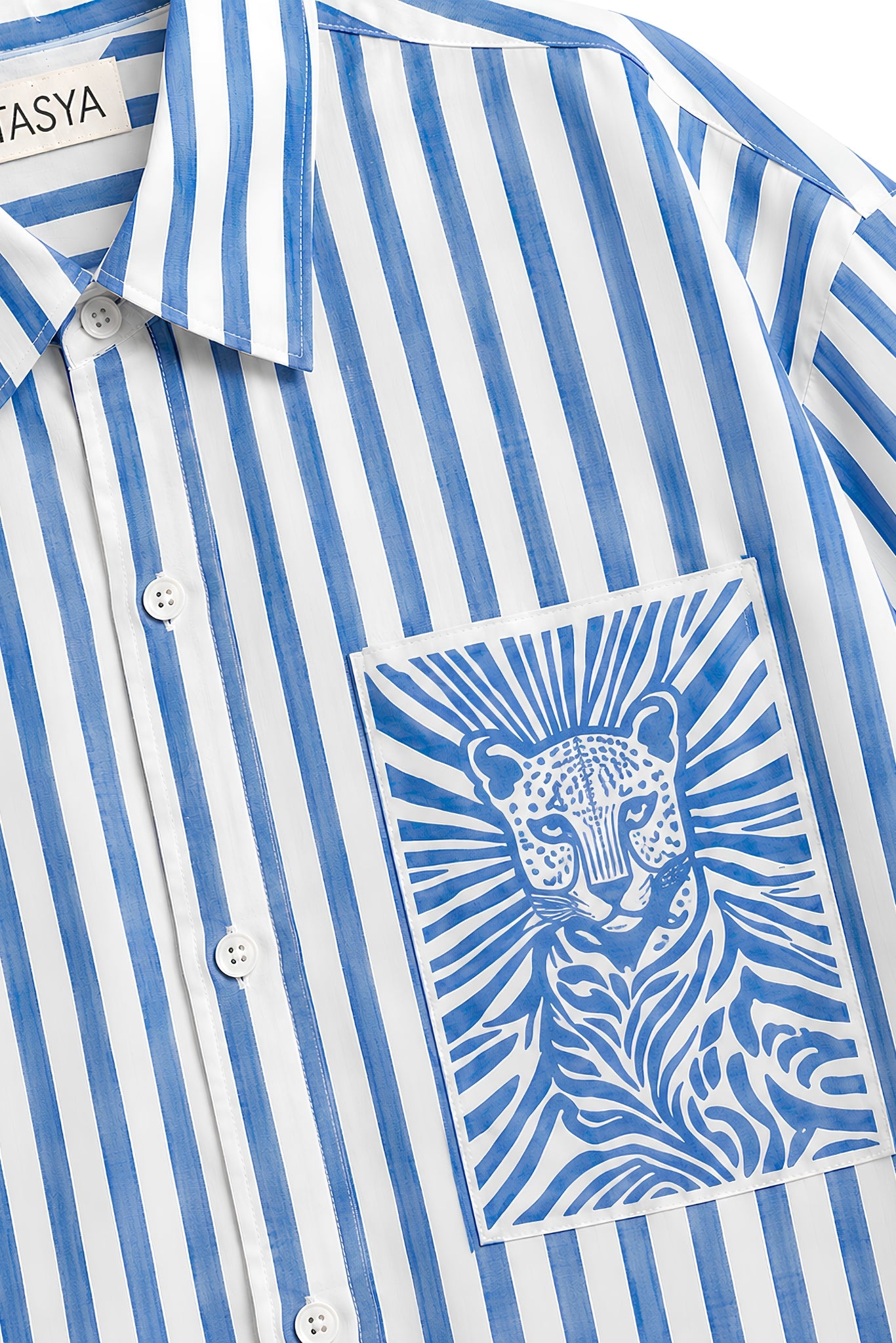 MARGO BLUE STRIPE SHIRT MEN