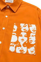 WINONA ORANGE DYED SHIRT MEN