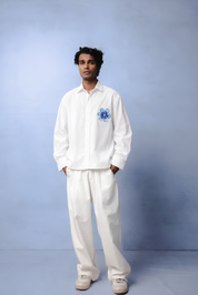 DALLY BLUE FLOWER CO-ORD MEN