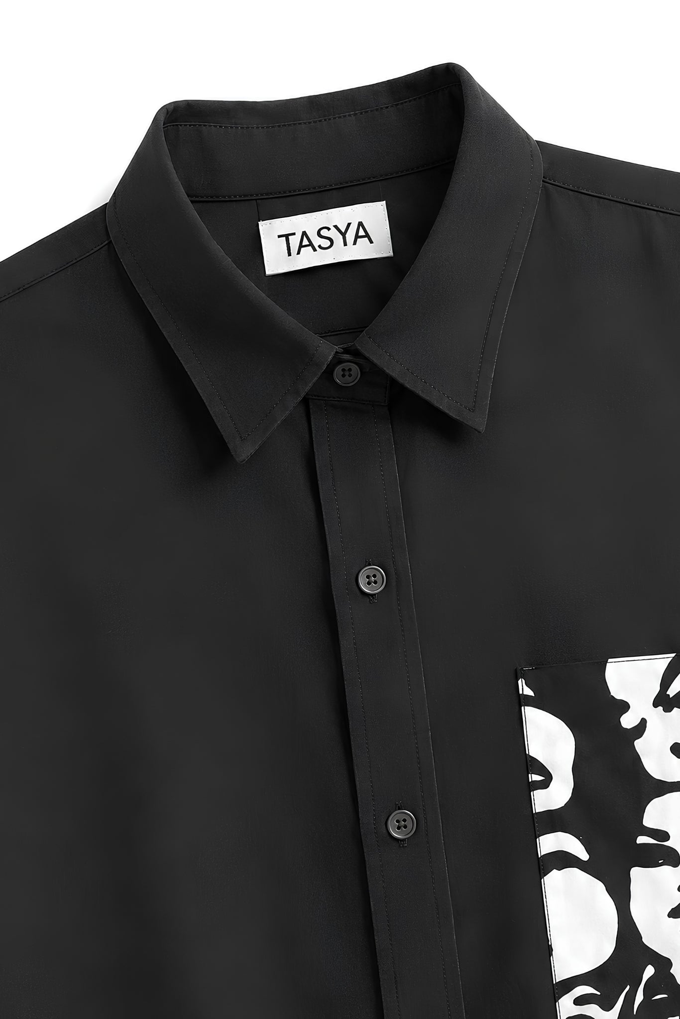 WINONA BLACK DYED SHIRT MEN