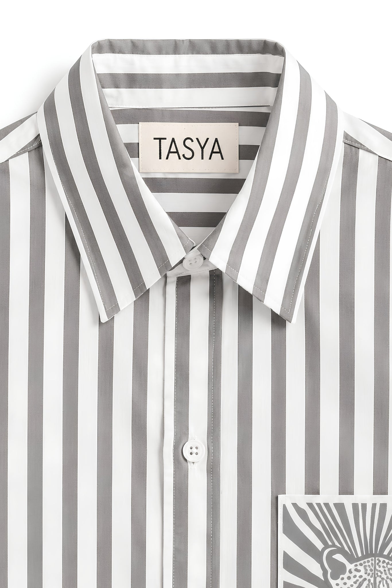 MARGO GREY STRIPE SHIRT MEN