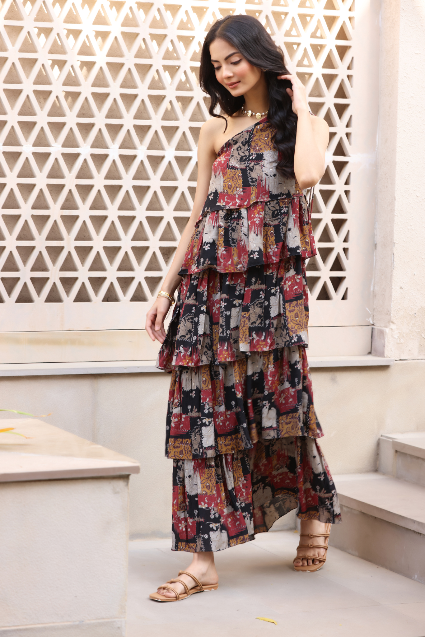 Anna Ruffled Dress
