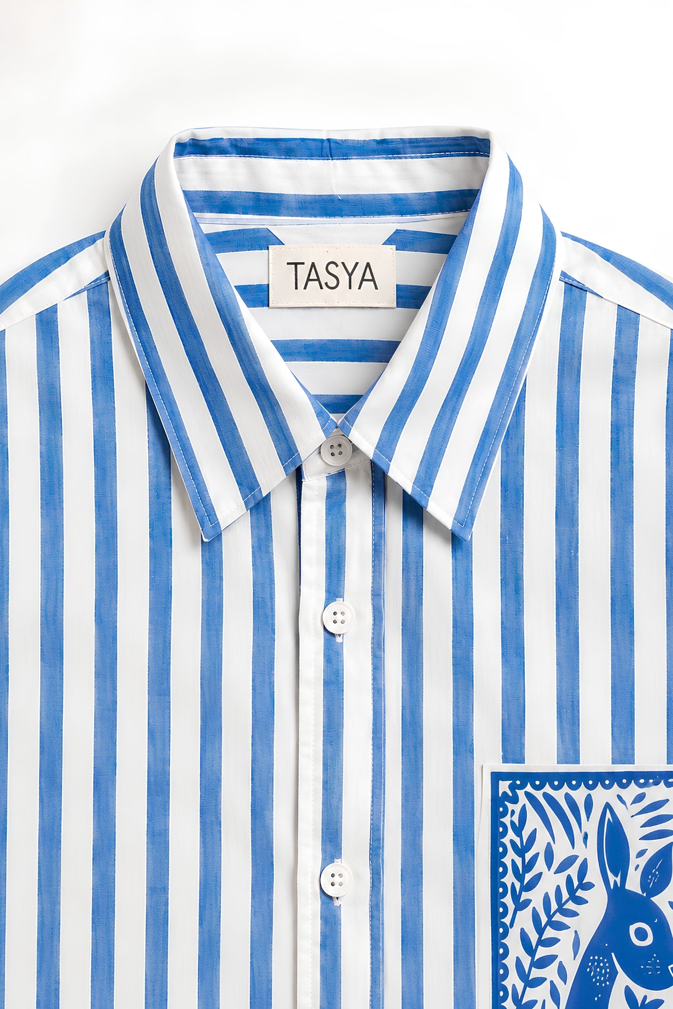 OLIVIA BLUE STRIPE SHIRT MEN