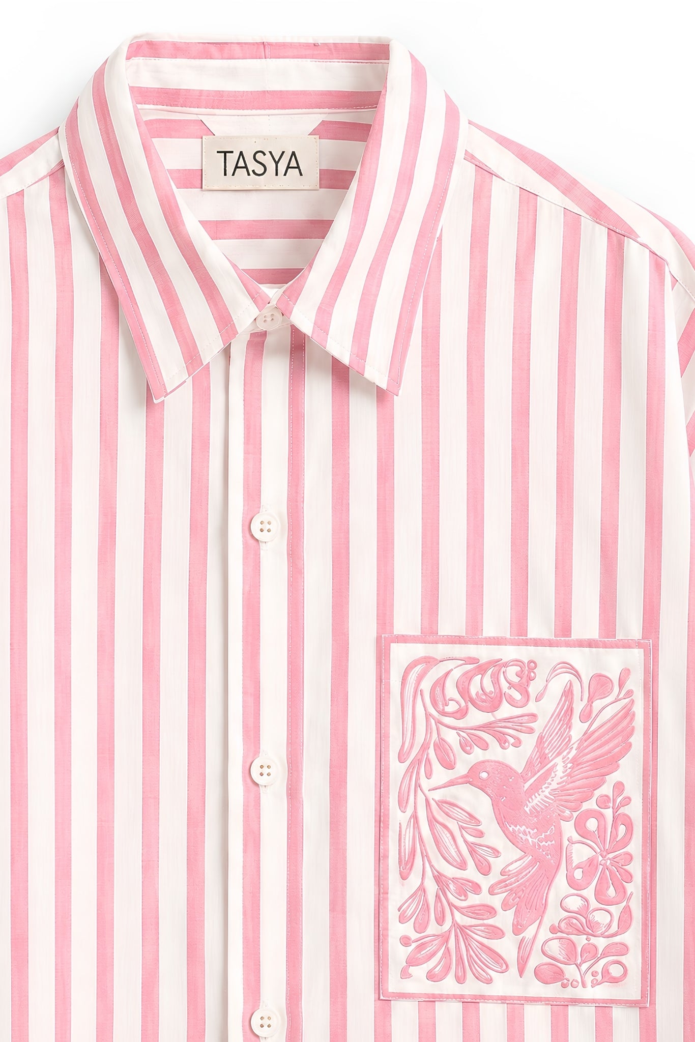 KIN PINK STRIPE SHIRT MEN