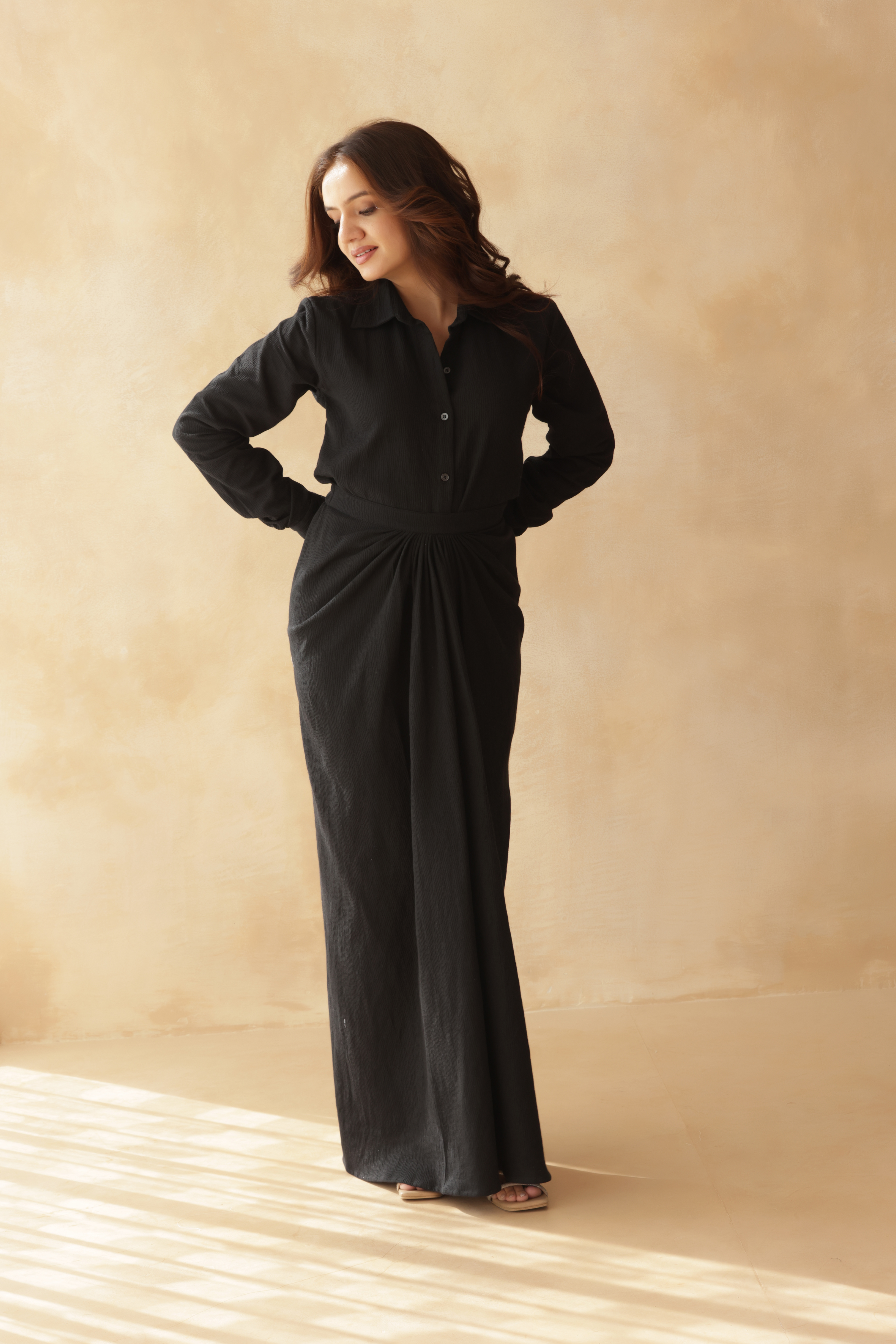 DAISY DRAPE SKIRT CO-ORD SET